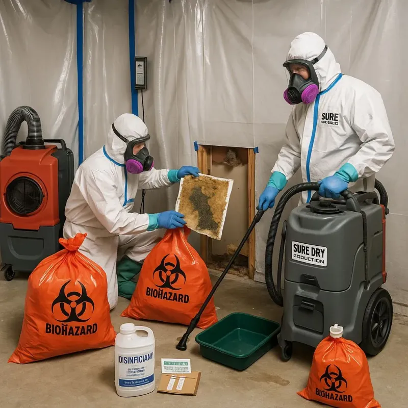 Contaminated Water Handling Protocols process in Portage County, WI